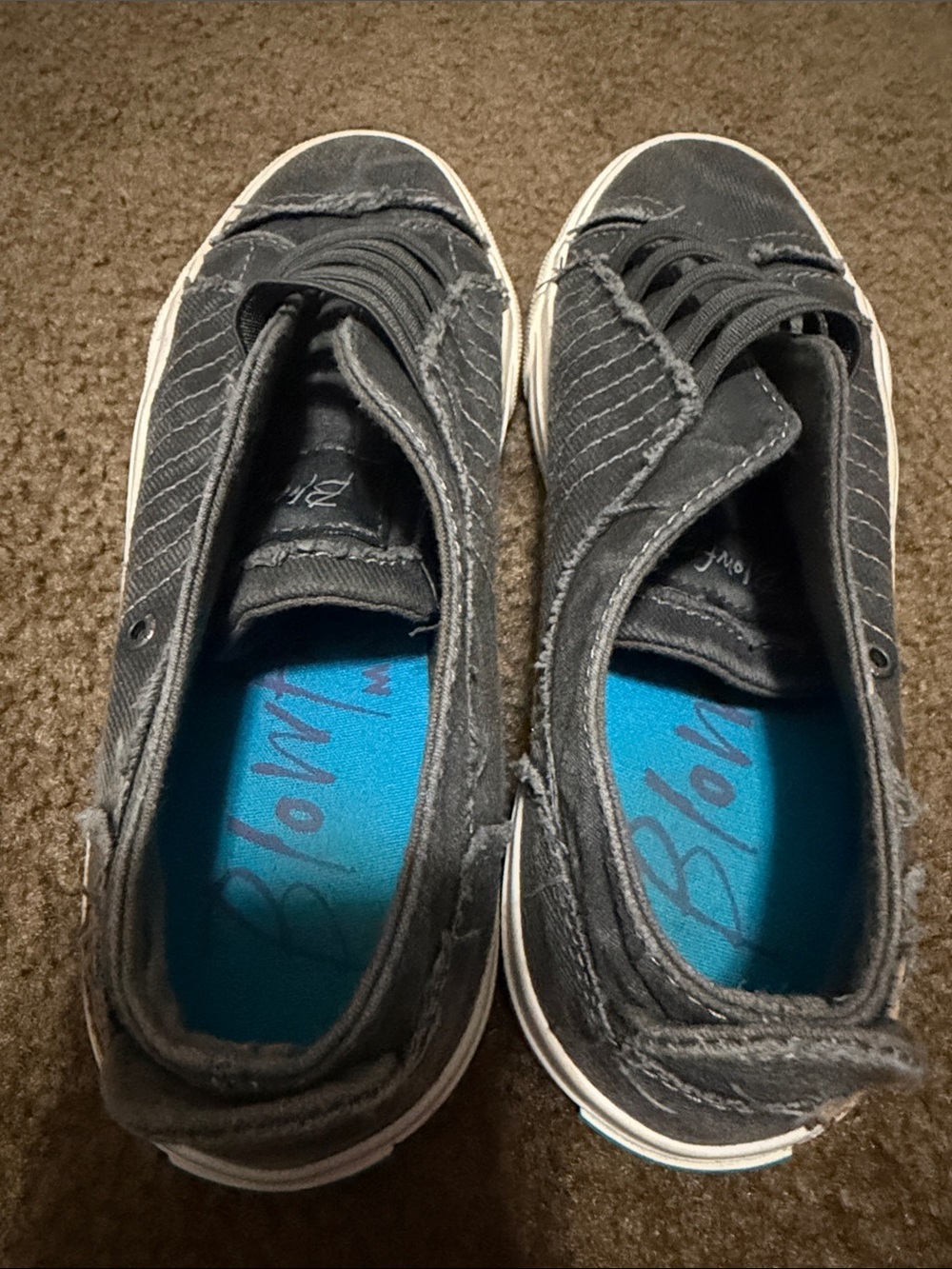 Blowfish Malibu Women’s Gray Slip-On Canvas Sneakers